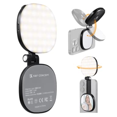 K&F Concept Luz MagSafe con espejo